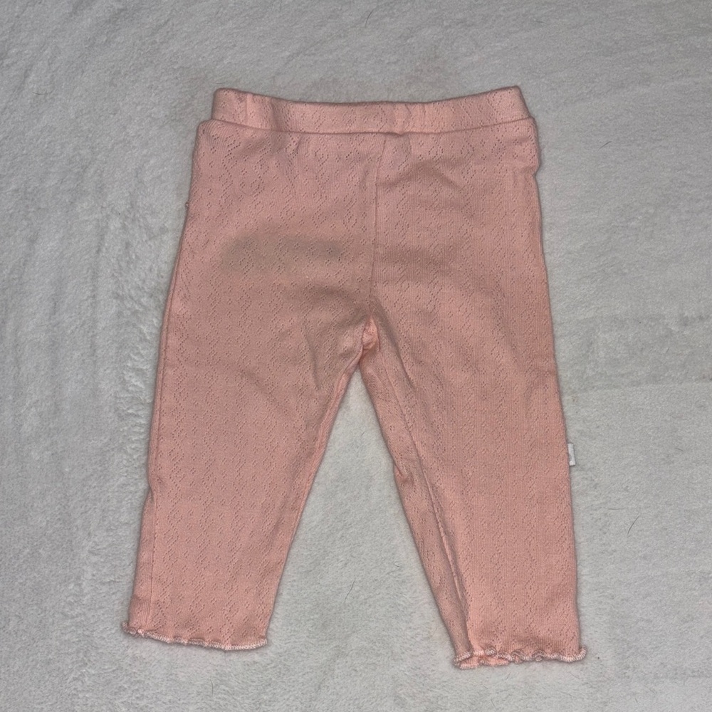 just born Charming Pink Kids Leggings 100% cotton 3-6 months